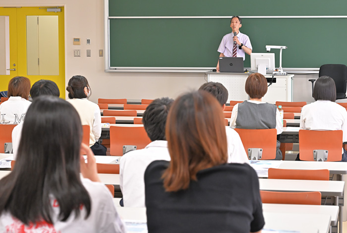 Prof. Matsumoto introduced faculties