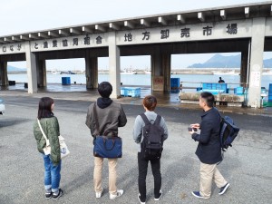 The fishing industry group also toured fishing ports.