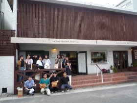 In front of a shop selling pickles that thought about locally grown and consumed on the Yunotsubo Kaido