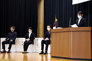 Alumni Association entrance ceremony after the ceremony